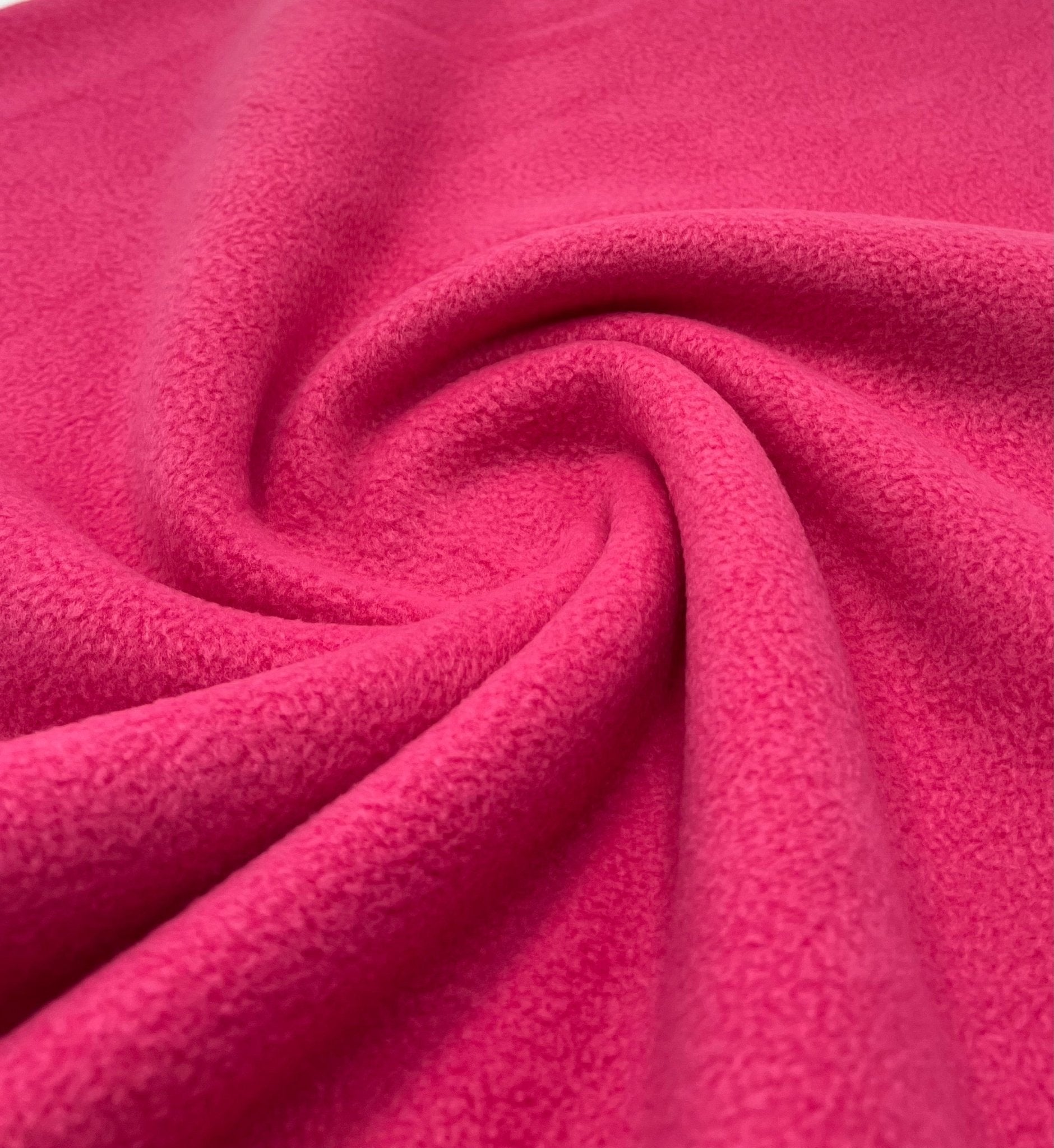 Cerise Plain Anti - Pil Polar Fleece Fabric Blanket Loungewear - T9 Fabrics